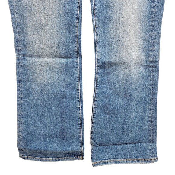 Warp + Weft High-Rise Bootcut Jeans Medium Wash Size 10/30 Womens Denim - Picture 7 of 12